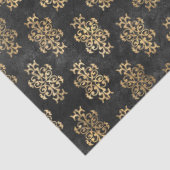 Papier Mousseline Noir et Gold Circus Series Design 18 (Détail)