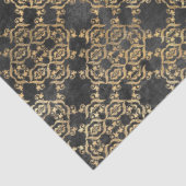 Papier Mousseline Noir et Gold Circus Series Design 9 (Détail)