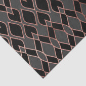 Papier Mousseline Noir et or rose (Détail)