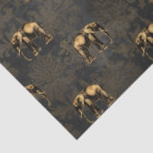 Papier Mousseline Noir et Or série Circus Design 2 (Détail)