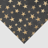 Papier Mousseline Noir et Or série Circus Design 7 (Détail)