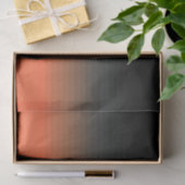 Papier Mousseline Noir et orange (Cadeau)