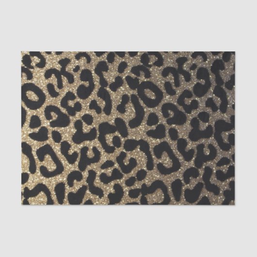 Papier Mousseline Noir et parties scintillantes d'or (Recto)