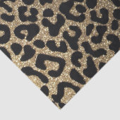 Papier Mousseline Noir et parties scintillantes d'or (Détail)