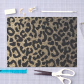 Papier Mousseline Noir et parties scintillantes d'or (Artisanat)