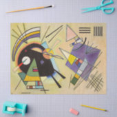 Papier Mousseline Noir et violet par Wassily Kandinsky (Artisanat)