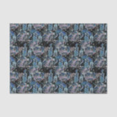 Papier Mousseline Noir Lumière Neon Lumineuse Noël Coeur et bougies (Recto)