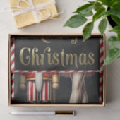 Papier Mousseline Noisette & Ballerina Black Gold Joyeux Noël (Cadeau)