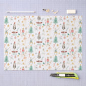 Papier Mousseline Noisette de Noël Ballet Petit Motif (Artisanat)