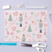 Papier Mousseline Noisette de Noël Pink Pastel Aquarelle (Artisanat)