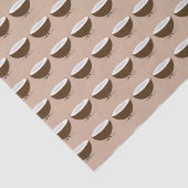 Papier Mousseline Noix de coco de sourire (Détail)