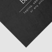 Papier Mousseline Nom commercial minimal moderne et autres informati (Détail)