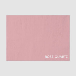 Papier Mousseline Nom de couleur rose quartz rose