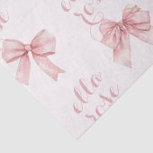 Papier Mousseline Nom de Ruban Rose (Détail)