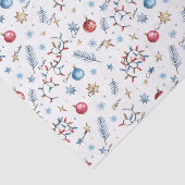 Papier Mousseline Nom du script 3 feuilles Papier Tissu Whimsy Noël (Détail)