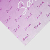 Papier Mousseline Nom modifiable simple | Modifier n'importe quelle  (Détail)