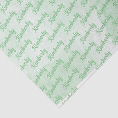 Papier Mousseline Nom personnalisé (Détail)