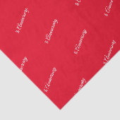 Papier Mousseline Noms do-it-yourself, Année Anniversaire, Script bl (Détail)