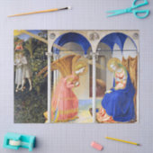 Papier Mousseline NONCIATION de Fra Beato Angelico Noël (Artisanat)