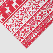 Papier Mousseline Nordic Reindeer Ugly Christmas Sweat Party (Détail)