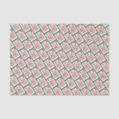 Papier Mousseline North Pole Express Stamp Tissue Paper (Recto)