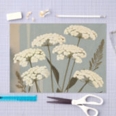 Papier Mousseline Nostalgic Yarrow Botanical (Artisanat)