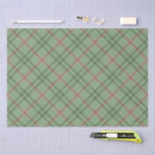 Papier Mousseline Nostalgique Noël Vert (Artisanat)