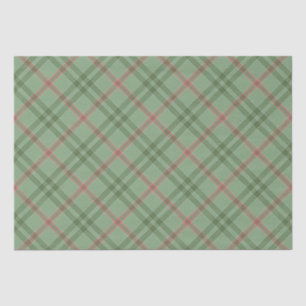 Papier Mousseline Nostalgique Noël Vert