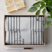 Papier Mousseline Notes de feuille de musique de découpage (Cadeau)