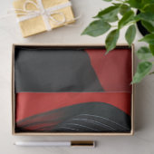 Papier Mousseline Notes de musique Red Black Women Découpage (Cadeau)