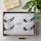 Papier Mousseline Notes musicales (Cadeau)