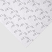 Papier Mousseline Notes musicales en argent (Détail)