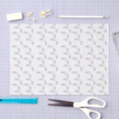 Papier Mousseline Notes musicales en argent (Artisanat)