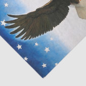 Papier Mousseline Notre Emblème par Newell Convers Wyeth (Détail)