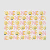 Papier Mousseline Notre petit soleil d'anniversaire (Recto)