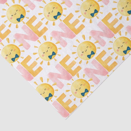 Papier Mousseline Notre petit soleil d'anniversaire (Détail)