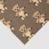 Papier Mousseline Nounours Brown (Détail)
