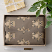 Papier Mousseline Nounours Brown (Cadeau)