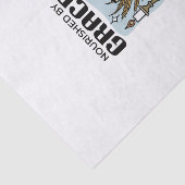 Papier Mousseline Nourished by Grace, Sustained by Faith Design (Détail)