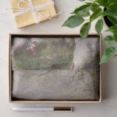 Papier Mousseline Nourrir les poulets (par Walter Frederick Osborne) (Cadeau)