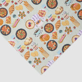 Papier Mousseline Nourriture française (Détail)