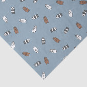 Papier Mousseline Nous Ours nu - Ours en verre soleil Motif (Détail)