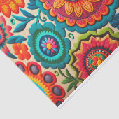 Papier Mousseline NOUVEAU BOHEMIA 2 beau papier décolleté éclatant (Détail)