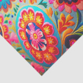 Papier Mousseline NOUVEAU BOHEMIA 3 beau papier décolleté éclatant (Détail)