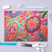 Papier Mousseline NOUVEAU BOHEMIA 3 beau papier décolleté éclatant (Artisanat)