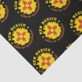 PAPIER MOUSSELINE NOUVEAU DRAPEAU D'ÉTAT DU MEXIQUE (Détail)