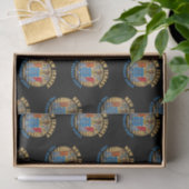 PAPIER MOUSSELINE NOUVEAU DRAPEAU JERSEY GARDEN (Cadeau)