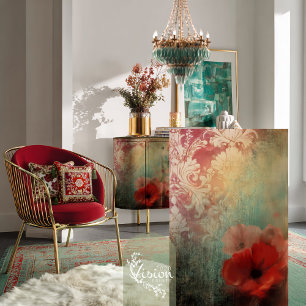 Papier Mousseline Nouveau Impressions Motifs & Patine Florale