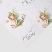 Papier Mousseline Nouvel anniversaire de la fée mignonne (Détail)