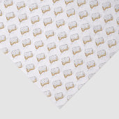 Papier Mousseline Nouvelle-Orléans Louisiane NOLA Sugary Beignet Pas (Détail)